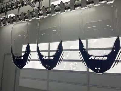 Curved surface windscreen