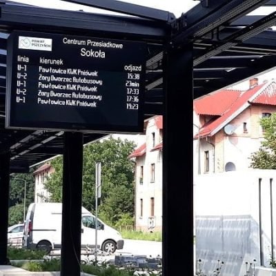 Platform display screen