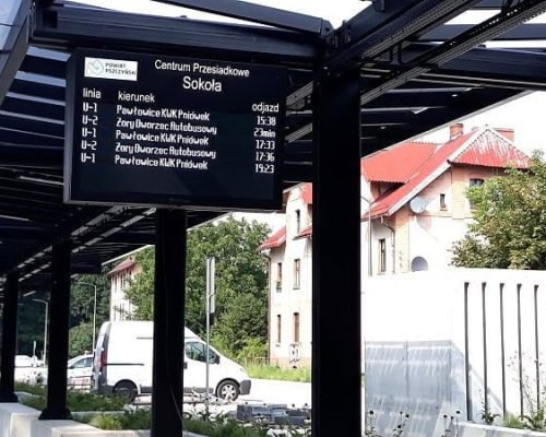 Platform display screen