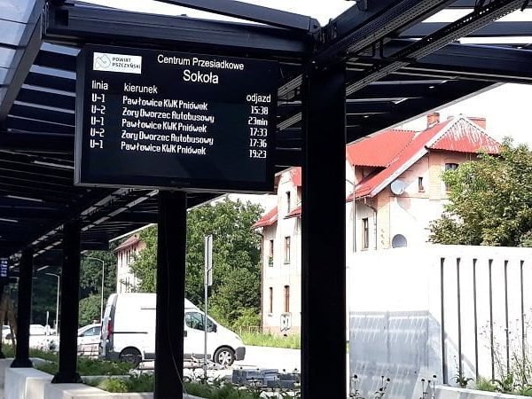 Platform display screen