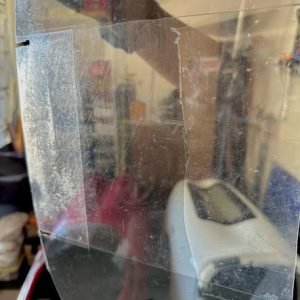 Scratched Polycarbonate Windshields Scratched Polycarbonate Windshields